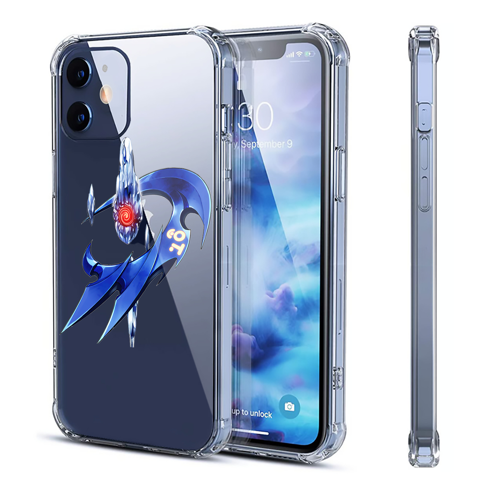 （画像用） 遊☆戯☆王 Yu-Gi-Oh! 【iPhone 12シリーズ対応】透明スマホケース（クリアソフトケース）